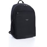 Unisex Siyah Su Geçirmez 3 Bölmeli Laptop, Notebook Sırt Çantası - 15.6-16.9 inç