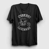 Unisex Siyah Walker The Walking Dead T-Shirt 221020TT