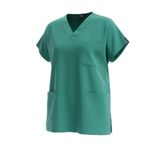 Unisex Soft Likra Hemşire ve Doktor Üniforması,tek Üst Scrubs Üniforma (YEŞİL, XXL)