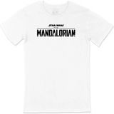 Unisex Star Wars Mandalorian Tişört - Beyaz - XL