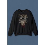 Unisex Sweatshirt 7 Horns 7 Eyes Metal Rock Baskılı Sweat