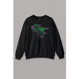 Unisex Sweatshirt Dinazor Dinosaurs T-Rex Streetwear Sokak Urban Baskılı Sweat