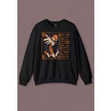 Unisex Sweatshirt Haikyuu Fly Anime Baskılı Sweat