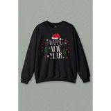 Unisex Sweatshirt Happy New Year 2024 Yeni Yıl Hediye Noel Yılbaşı Baskılı Sweat