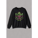 Unisex Sweatshirt Icecream Skull Dondurma Kurukafa Street Wear Baskılı Sweat
