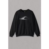 Unisex Sweatshirt Kara Delik Uzay Zaman Galaksi Karadelikler Cosmos Kümesi Baskılı Sweat PSW01S-3880