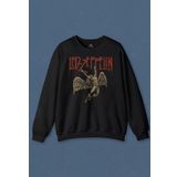 Unisex Sweatshirt Led Zeppelin Falling Angel Rock Music Baskılı Sweat PSW01S-4122