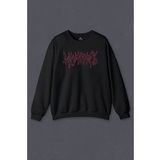 Unisex Sweatshirt Lovesick Blackpink Kpop Korea Gotik Baskılı Sweat