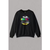 Unisex Sweatshirt No Signal Teletex Nostalji Tv Tele Tex Baskılı Sweat