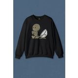 Unisex Sweatshirt Noodle Mummy Mumya Totem Komik Baskılı Sweat