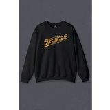 Unisex Sweatshirt Stronger Daha Güçlü Sporcu Gym Fitness Spor Baskılı Sweat