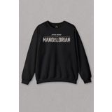 Unisex Sweatshirt The Mandalorian Bebek Yoda Cep Tasarımı Star Wars Baskılı Sweat