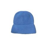 Unisex Tam Kalıp İnce Sakallı Triko Bere - Indigo