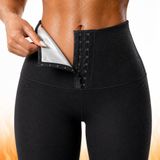 Unisex Terletici Sauna Termal Korse Tayt – Agraflı Kancalı, Yüksek Bel, Göbek Bel Bacak Toparlayıcı (M)