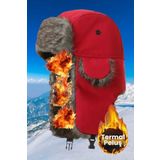 Unisex Termal Peluş Kürklü Pilot Şapka