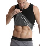 Unisex Termal Sauna Atlet Yağ Yakımınıza Zayıflamanıza Yardımcı Korse Siyah Renk - 5XL