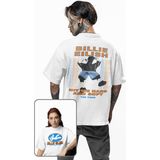 Unisex The Tour Sırt Baskılı Tişört, Oversize Billie Eilish Yazılı T-Shirt - XS - Beyaz