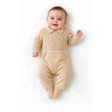 Unisex Triko Patikli Bebek Tulum 5603