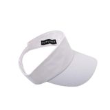 Unisex Uv Koruyucu Vizör Kasket Siperlik Tenis Şapka (BEYAZ, 55CM-61CM)