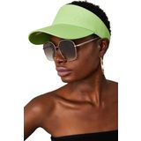 Unisex Uv Koruyucu Vizör Kasket Siperlik Tenis Şapka (YEŞİL, 55CM-61CM)