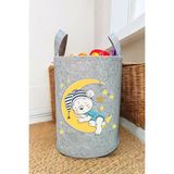 Unisex Uykucu Aydede Bebek Çocuk Odası Düzenleyici Saklama Kutusu Oyuncak Kirli Sepeti 50X40 CM