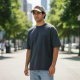 Unisex Vintage Eskitme Beyzbol Şapkası Boston Nakışlı Ayarlanabilir Kahverengi Pamuklu Cap