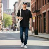 Unisex Vintage Eskitme Beyzbol Şapkası Crush Nakışlı Ayarlanabilir Siyah Pamuklu Cap