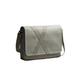 Unisex Yatay Postacı Çantası - Nevend - Concrete