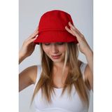 Unisex Yazlık Bucket Renkli Şapka Kırmızı - Standart