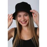 Unisex Yazlık Bucket Renkli Şapka Siyah - Standart