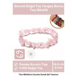 Unisex Yengeç Burcu Enerjisini Yükselten Doğal Taş Bileklik Yengeç Burçları Için Burç Taşı Bileklik