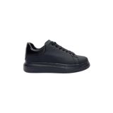 Unisex Yüksek Taban Günlük Spor Sneaker Ayakkabı Siyah