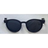 Unisex Yuvarlak Çerçeve Çocuk Güneş Gözlüğü - Siyah