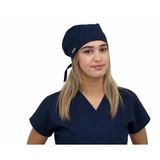 Unisex,Hemşire Doktor Cerrahi Bonesi Ter Bezli (Lacivert)