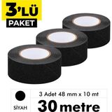 UniTape Siyah Merdiven/Zemin Kaydırmaz Bant 48 mm x 10 m 3’lü Paket