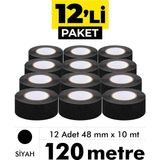 UniTape Siyah Merdiven/Zemin Kaydırmaz Bant 48 mm x 10 mt 12’li Paket