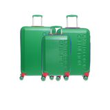 United Colors of Benetton 14BNT600 Yeşil 3'lü Set Bavul