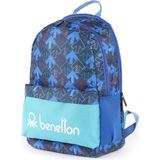 United Colors of Benetton 3724 Lacivert Çift Bölmeli Unisex İlkokul Sırt Çantası