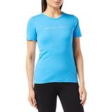 United Colors of Benetton 3GA2E16A0 Mavi Kadın T-shirt