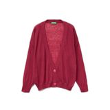 United Colors of Benetton Alpaka Yün Hırka, S, 125A109PD6056, Fuşya, Kadın