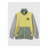 United Colors of Benetton Antrasit-Sarı Erkek Çocuk Baskılı Sweatshirt, 11-12 Yaş, 5003359956, Antrasit-Sarı, erkek-çocuk