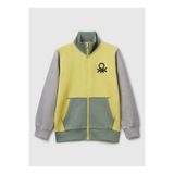 United Colors of Benetton Antrasit-Sarı Erkek Çocuk Baskılı Sweatshirt, 13-14 Yaş, 5003359956, Antrasit-Sarı, erkek-çocuk