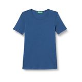 United Colors of Benetton Basic Kısa Kollu Bisiklet Yaka Lacivert S Kadın T-Shirt