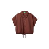United Colors of Benetton Bayan Camicia 5mbjdq0ev Gömlek, Siyah, XXS