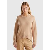 United Colors of Benetton Bayan Maglia G/C M/L 1244d10bc kazak, bej, S