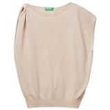 United Colors of Benetton Bayan Maglia Sc Barca M/M 103bd10dx kazak, Kırmızı, S