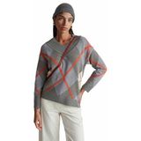 United Colors of Benetton Bayan Maglia Scollo V M/L 1444e204e kazak, Gri, S
