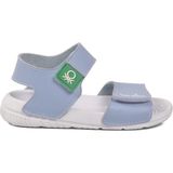 United Colors Of Benetton Bebe Mavisi Cırtlı Kız Bebek Sandalet BN-1252 B