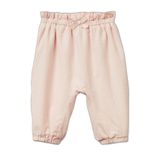 United Colors Of Benetton Bebek Fiyonk Ve Etiket Detaylı Kadife Pantolon,Toz Pembe 12-18 Ay