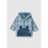 United Colors Of Benetton Bebek Havacı Mavi Fermuar Kapamalı Kulaklı Kanguru Cepli Kapüşonlu Sweatshirt - 3
